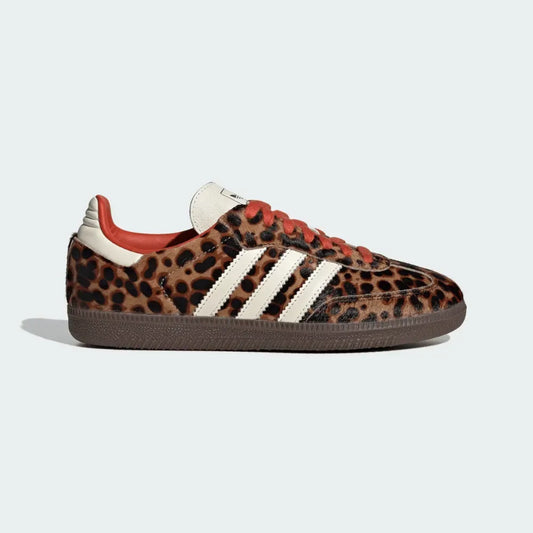 Tênis Samba OG Preloved Red Leopard
