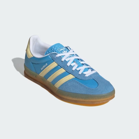 Tênis Gazelle Indoor Blue Burst Almost Yellow