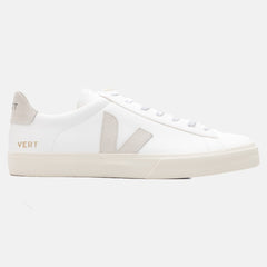 Tênis Campo Leather White Natural Suede