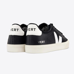 Tênis Campo Leather Black White