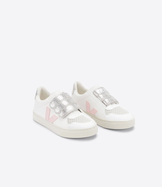 Tênis V-10 Leather Multico Petale Silver