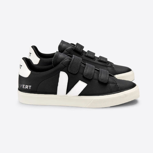 Tênis Recife Leather Black White