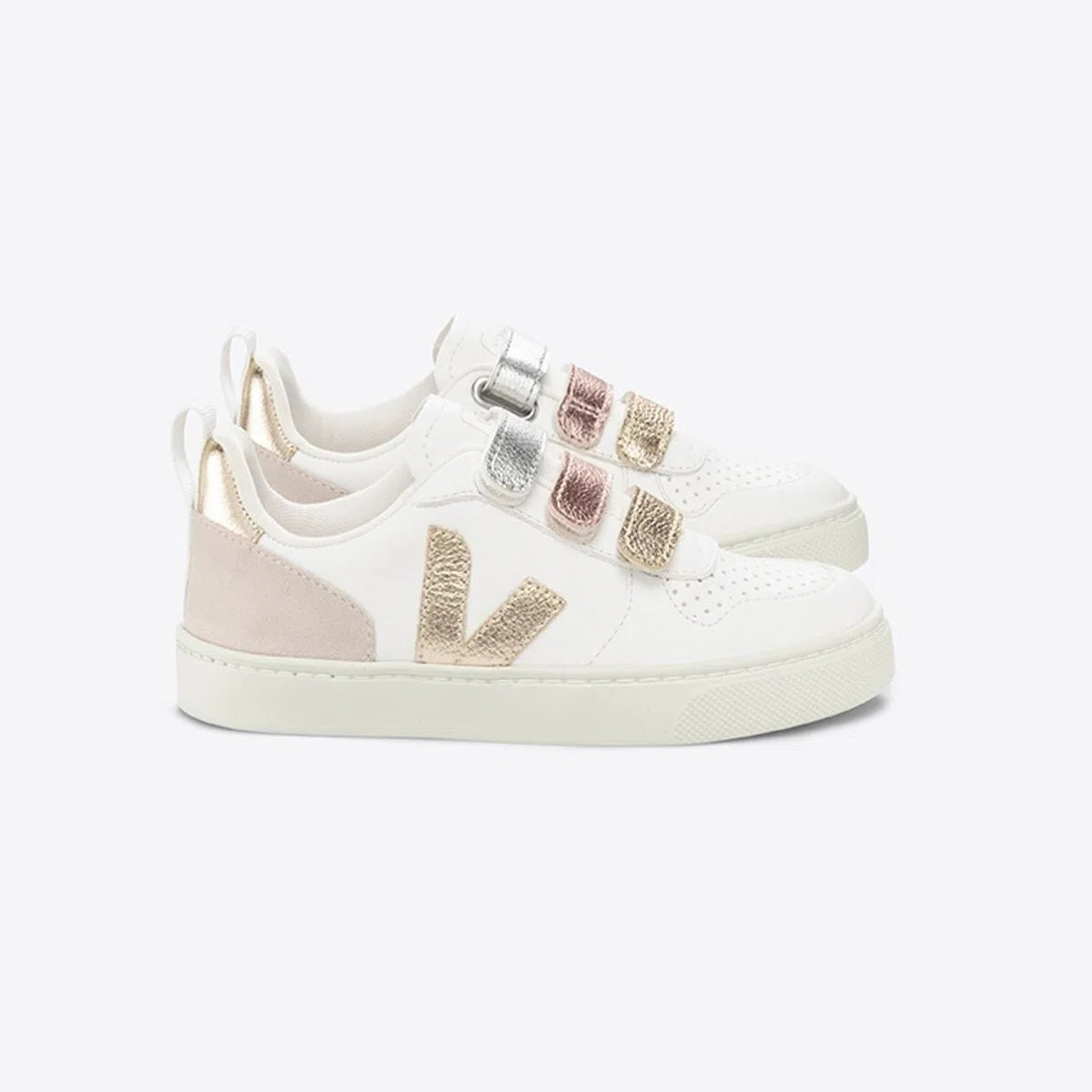 Tênis V-10 Leather Multico White Shiny