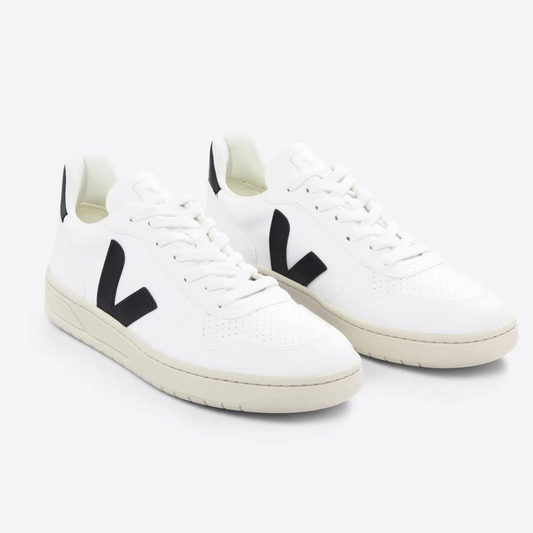 Tênis V-10 Leather White Black