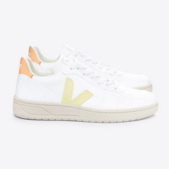 Tênis V-10 Leather White Sun Peach