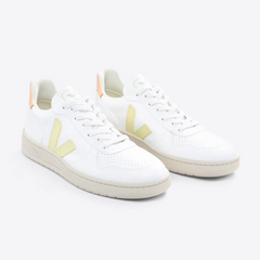 Tênis V-10 Leather White Sun Peach