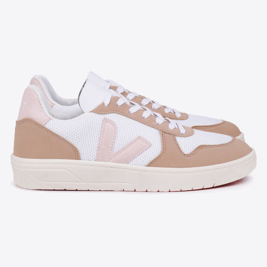 Tênis V-10 Leather White Petale Sahara