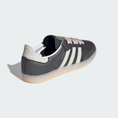 Tênis Samba OG Black Pink Ribbon Laces